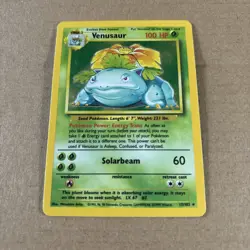 Venusaur Holo 015/102 Base Set Holo Pokemon TCG - Image 3
