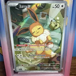 Pokemon Eevee TCG 173 Holo Promo Prismatic Evolutions ETB PSA 9 Mint 2025 - Image 2