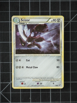 Pokemon TCG Scizor 7/90 Holo Rare HGSS Undaunted 2010 - Image 1