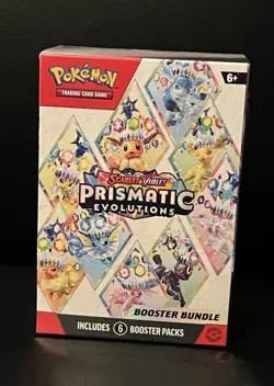 Pokemon TCG: S&V Prismatic Evolutions Booster Bundle (6pks) Factory Sealed - Image 1