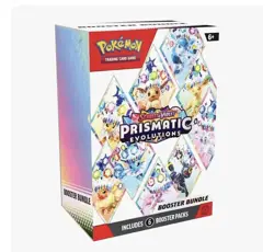 Pokemon TCG Prismatic Evolutions Booster Bundle Box English Eevee Vaporeon - Image 1