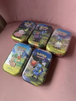 Pokemon Mega Evolution Ascended Heroes Mini Tins Bundle - Set Of 5 New Sealed - Image 2