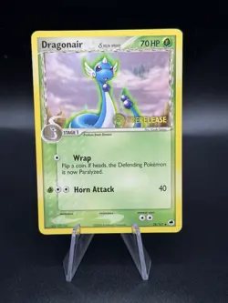 Pokemon Dragonair 28/101 Prerelease Dragon Frontiers 2006 NON-HOLO STAMPED FA3 - Image 1