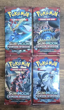 Pokemon Sun & Moon Sealed Booster Pack Lot (48) COMPLETE ART SETS Team Up + More - Image 5
