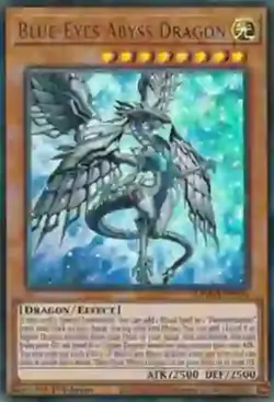 Blue-Eyes Abyss Dragon - MAMA-EN056 - Ultra Rare - 1st Edition - Lightly Played - Image 1