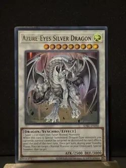 Yu-Gi-Oh! Azure-Eyes Silver Dragon SDBE-EN040 Saga of Blue-Eyes White Dragon - Image 1
