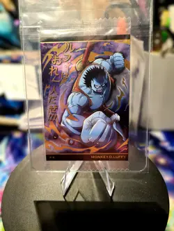 Monkey D. Luffy No.8-22 Japanese One Piece Wafer Card Sealed NM/Mint - Image 2