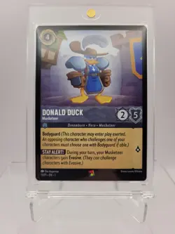 Disney Lorcana Challenge Donald Musketeer Spiel Essen 13/P1 Promo Card Near Mint - Image 1