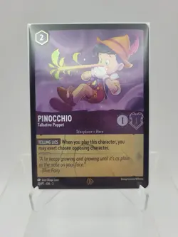 Disney Lorcana Event Promo Card Karte Foil Set 2 Pinocchio 32/P1 New Near Mint - Image 1