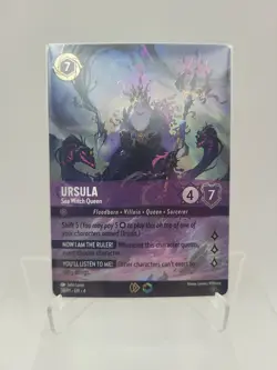 Disney Lorcana Promo Card Ursula Sea Witch Queen 38/P1 ENG Set Championship New - Image 1