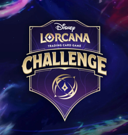 Disney Lorcana Challenge Promo Card Dragon Fire Cinderella Rapunzel Kuzco Baymax - Image 1