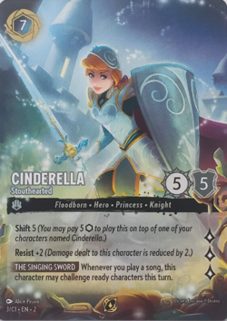 Disney Lorcana Challenge Promo Card Dragon Fire Cinderella Rapunzel Kuzco Baymax - Image 3