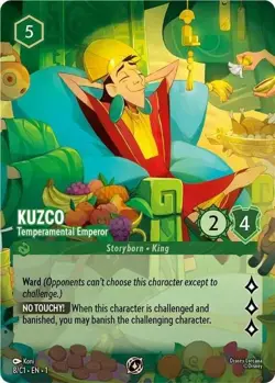 Disney Lorcana Challenge Promo Card Dragon Fire Cinderella Rapunzel Kuzco Baymax - Image 5