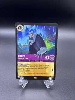 Disney Lorcana TCG - Whispers in the Well Hades Looking For A Deal - 56/204 - Image 1