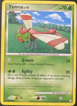 Yanma 128/146 Legends Awakened Regular - Pokemon Card - Image 1