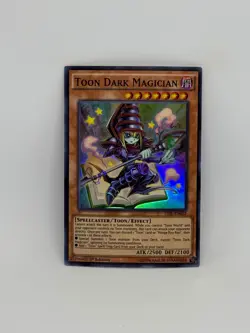 Yugioh Card Toon Dark Magician TDIL-EN032 SUPER RARE 1st Ed. - LP - Image 1