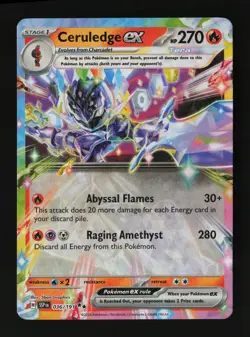 Ceruledge ex 036/191 Holo SV08: Surging Sparks Pokemon Card - Image 1