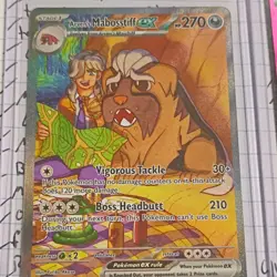 Nintendo Pokemon TCG 2 Card Lot Arven's Mabosstiff EX Holo, Hyper Aroma ACE SPEC - Image 1