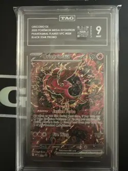Pokemon Oricorio EX Black Star Promo Card 024 Phantasmal Flames Tag 9 Mint - Image 1