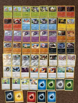 joblot Pokemon TCG - 61 Cards, Sword and Shield Base cards bundle joblot - Image 1