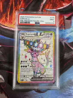 Espeon ex SVP175 Sv: Scarlet & Violet Promo Cards Holo PSA 9 - Image 1