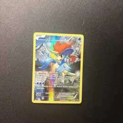 Pokemon TCG Keldeo XY118 XY Black Star Promo Full Art Holo Card NM Condition - Image 3