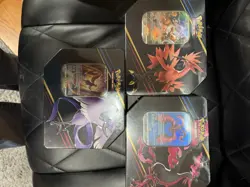 Pokemon Crown Zenith Galarian Bird Tins - Set of 3 - Zapdos Articuno Moltres NEW - Image 1