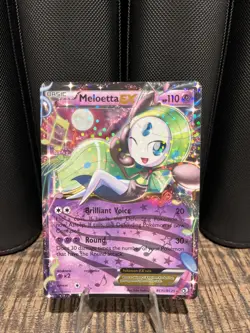 Pokemon TCG Meloetta-EX Legendary Treasures RC11/RC25 Holo Rare EX - Image 1