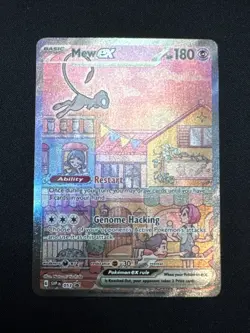 Mew ex SVP 053 Pokemon TCG Scarlet Violet 151 Black Star Promo Full Art - Image 1