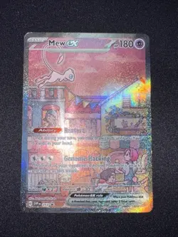 Mew ex SVP 053 Pokemon TCG Scarlet Violet 151 Black Star Promo Full Art - Image 2