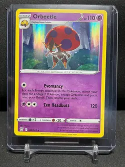 Orbeetle 065/163 Holo Rare Pokemon 2021 Battle Styles NM - Image 1