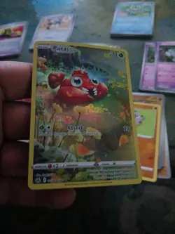 Paras GG32/GG70 Galarian Gallery Crown Zenith Full Art Holo NM Pokemon Card - Image 1
