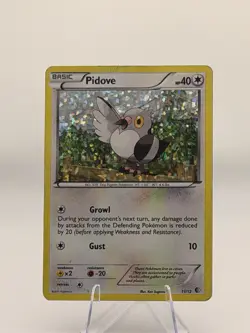 Pokemon TCG Pidove Pokemon GO Reverse Holo Basic 061/078 60 HP 20 Power - Image 1