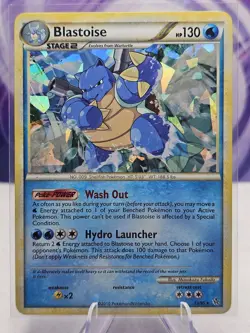 Pokemon TCG Blastoise Unleashed Promo Card 13/95 Cracked Ice Holo LP - Image 1