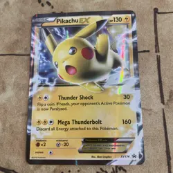 Pokemon TCG Pikachu EX XY174 Xy Promos 2016 Holo MP Free Shipping - Image 1