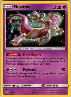 Mewtwo - SM214 SM Promos Pokemon NM Holo - Image 1