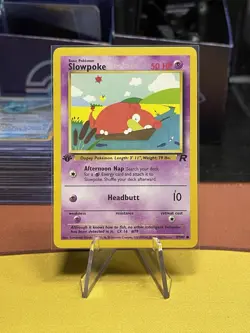 Pokemon Slowpoke 67/82 Team Rocket 1st Edition Regular Common 2000 NM - Image 1