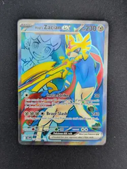 Pokemon TCG Hop’s Zacian ex 176/159 Ultra Rare Journey Together - Image 1