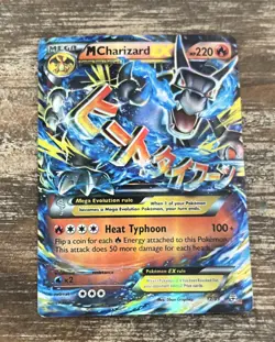 Pokemon M Charizard EX Trapped Charizard 51 Topps Pikachu's Vacation Foil 220 HP - Image 1