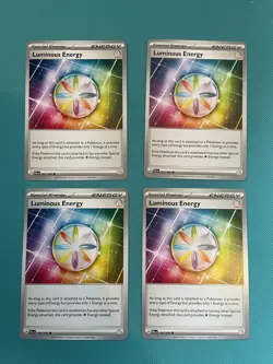 Pokemon Paldea Evolved Trainer Playset Luminous Energy 191/193 Set of 4 play set - Image 1