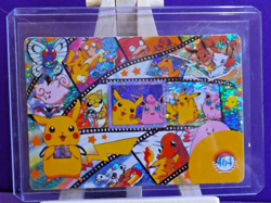 POKEMON POCKET MONSTERS VENDING PRISM STICKER 464 PIKACHU & FRIENDS MOVIE REEL - Image 1