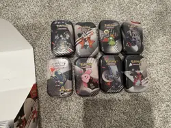 Pokemon TCG Black Bolt & White Flare Unova Mini Tin Set of 8 with Display Box - Image 4