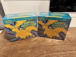 Pokemon Ascended Heroes ETB Elite Trainer Boxes Lot Of 2 Sealed New TCG - Image 1