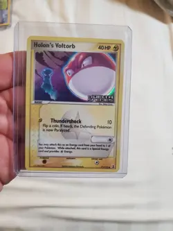 LP/NM Pokemon Holons Voltorb 71/113 EX Delta Species Reverse Holo Stamped - Image 1