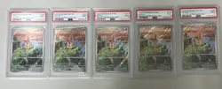 Pokemon Scarlet Violet SVI 208 Victini Illustration Rare Promo PSA 9 lot of 5 - Image 1