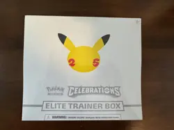 Pokemon TCG: 25th Anniversary Celebrations Elite Trainer Box (2021) Sealed 820650809439 - Image 1