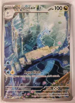 2023 Pokemon Mew En-151 #181/165 Dragonair SIR Illustration Rare PSA 10 - Image 3
