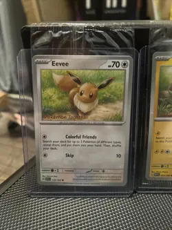 Pokemon Together Stamped Pikachu and Eevee Sealed 025 133/ 165 Pokemon TCG - Image 2