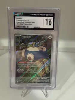Snorlax Pokemon 2023 Black Star Promos 051 Elite Trainer Box CGC 10 GEM MINT - Image 5