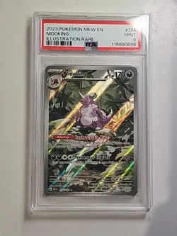 Nidoking #174 - 2023 Pokemon Mew EN-151 Illustration Rare PSA 9 Mint - Image 1
